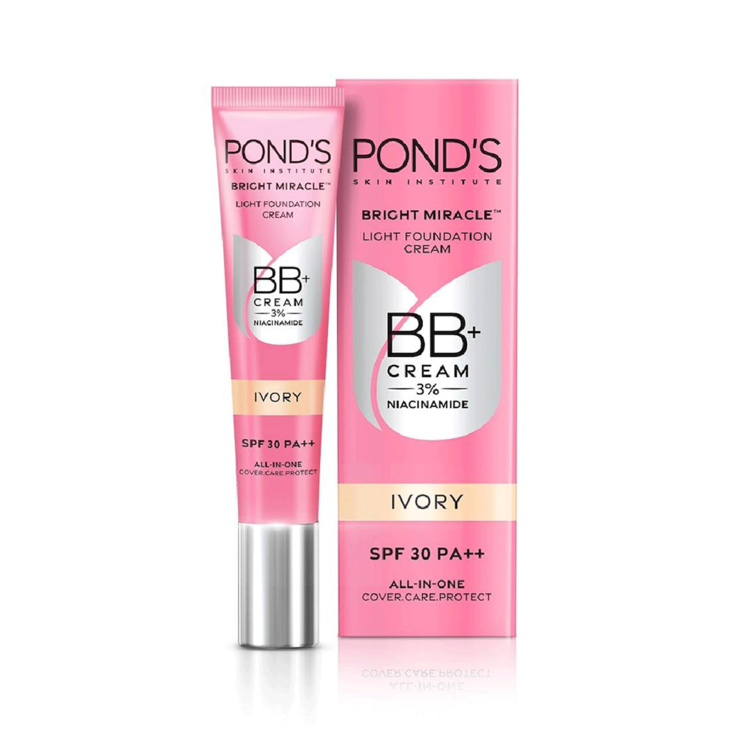 Ponds BB+ Cream Instant Spot Coverage + Light Make-up Glow Ivory