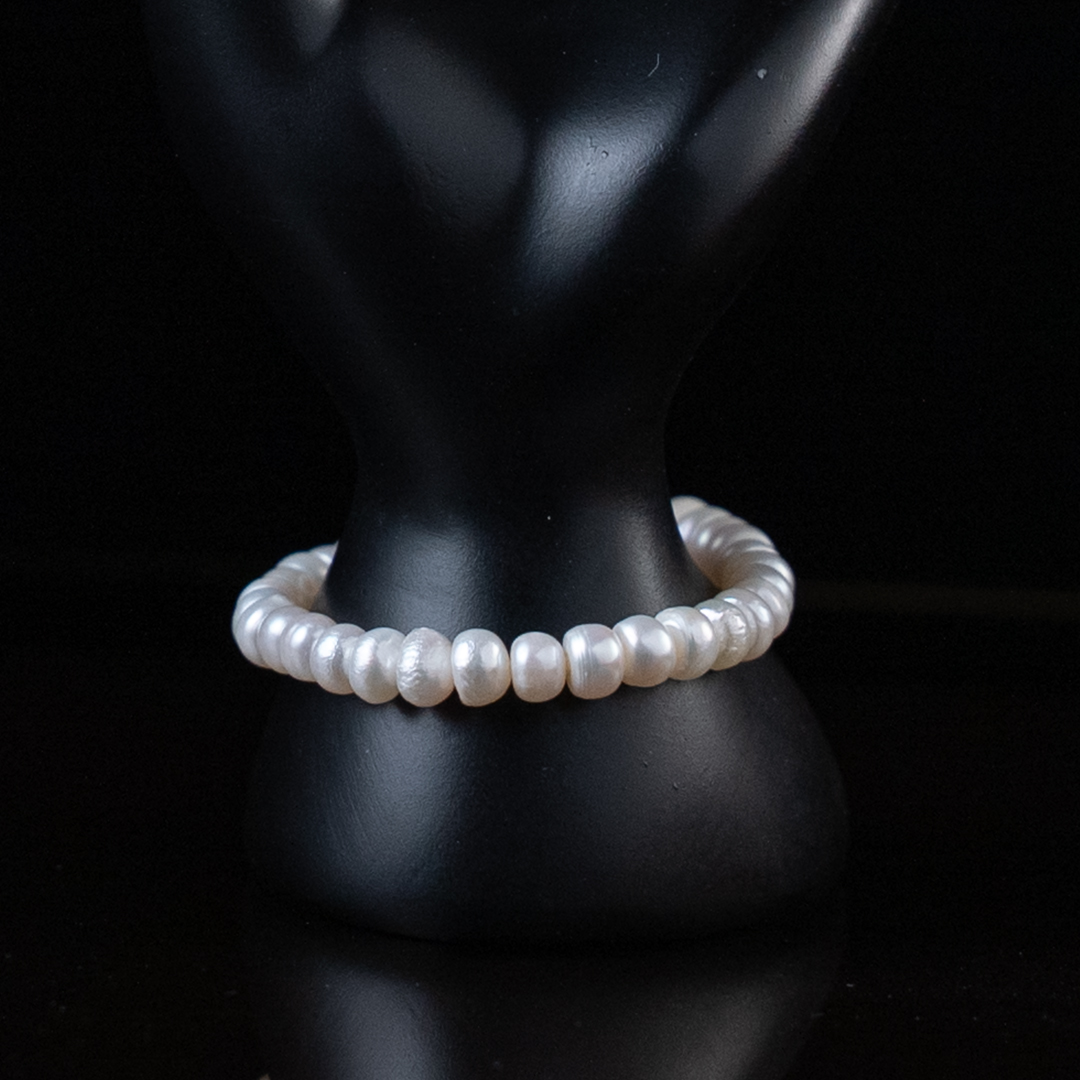 White Pearl Bracelet