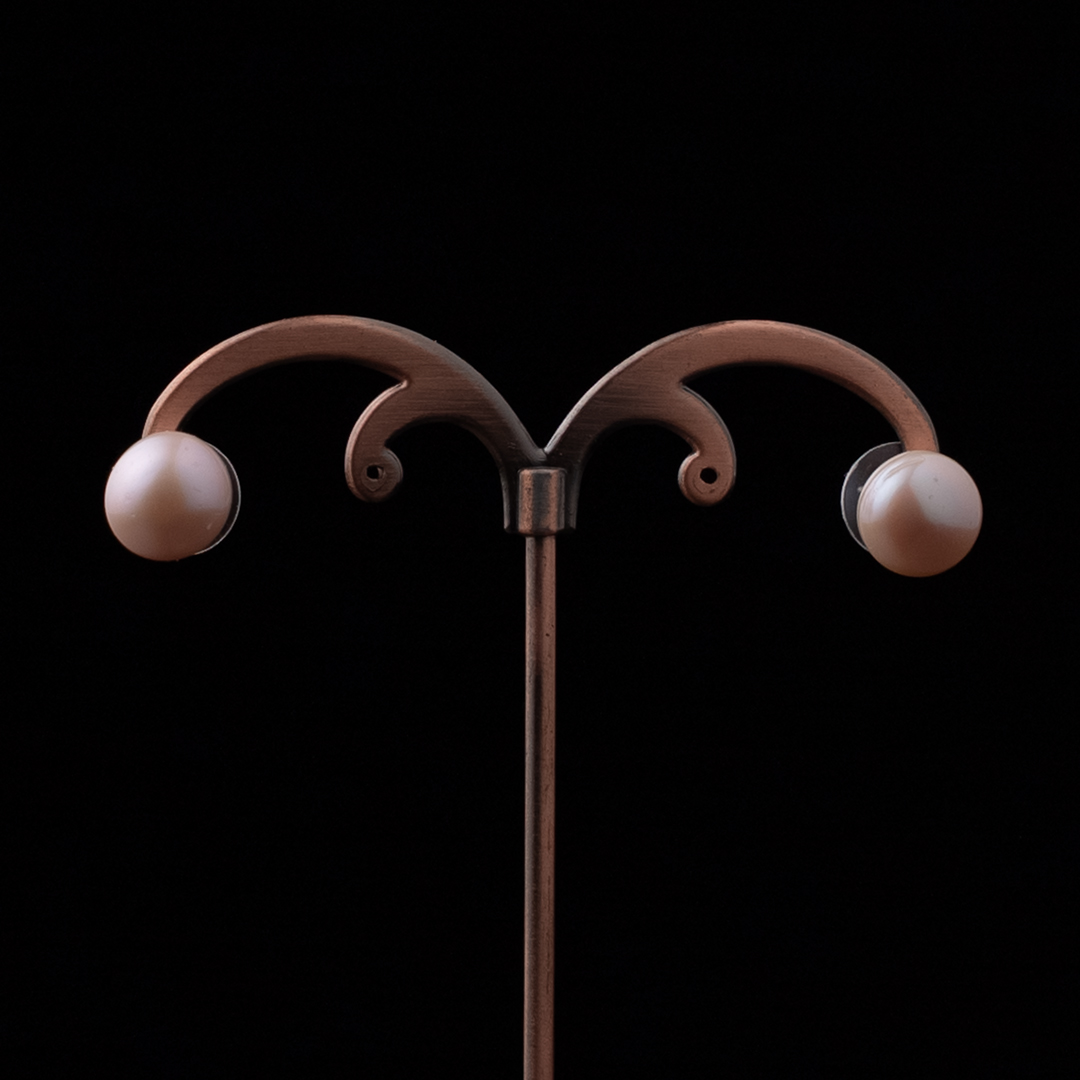 Pink Pearl Earrings